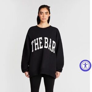 The Bar Arlo Sweatshirt Black Size L